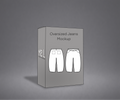 M2L Oversized Jeans Mockup