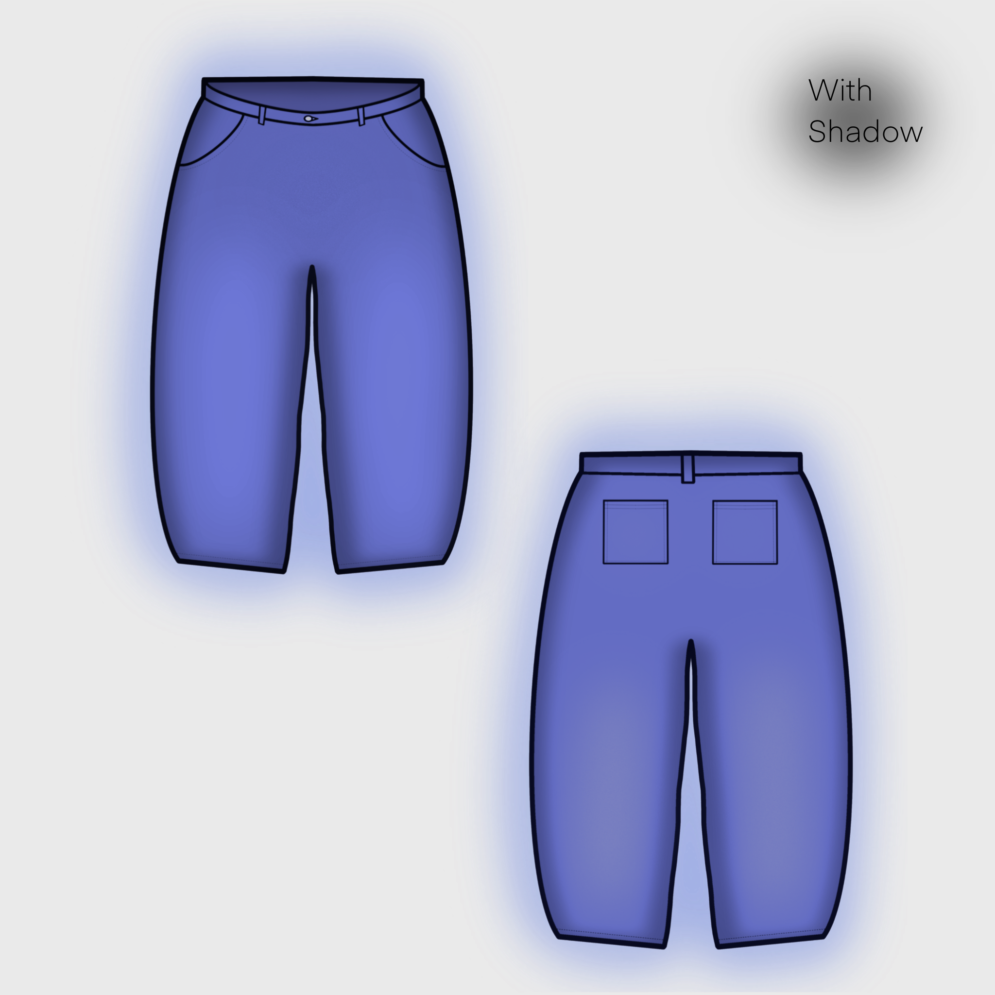 M2L Oversized Jeans Mockup