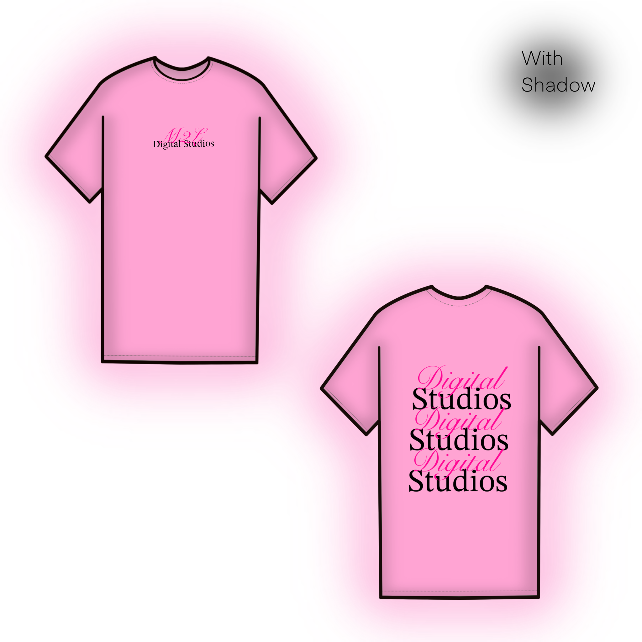 M2L Regular T-Shirt Mockup