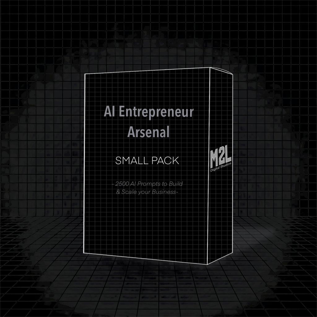 M2L Entrepreneur Arsenal Small Pack - 2500 AI Prompts